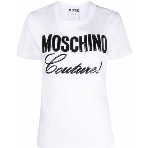 Kleidung Damen T-Shirts & Poloshirts Moschino A07065441 2001 Weiss