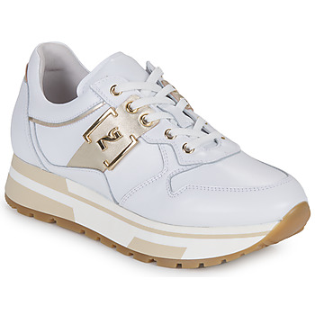 Schuhe Damen Sneaker Low NeroGiardini E306361D-707 Weiss / Gold