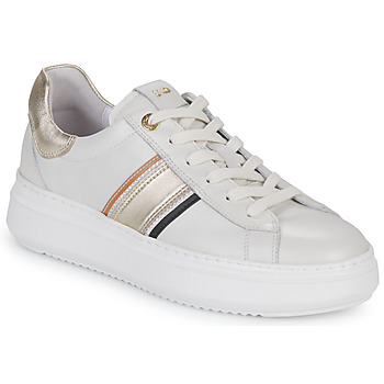 Schuhe Damen Sneaker Low NeroGiardini E306554D-713 Weiss / Gold