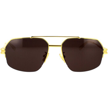 Uhren & Schmuck Sonnenbrillen Bottega Veneta BV1127S 002 Sonnenbrille Gold