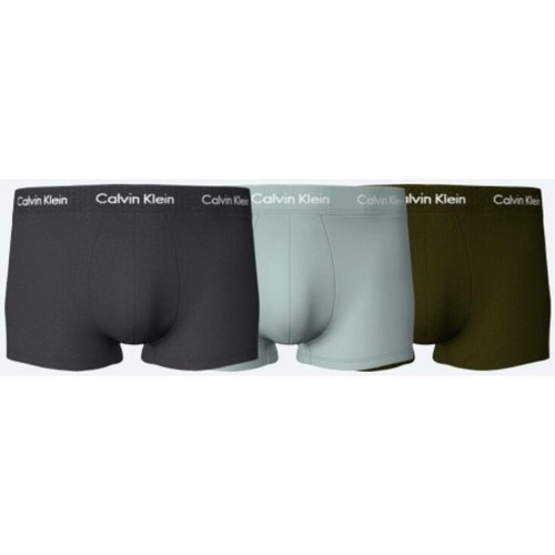 Unterwäsche Herren Boxershorts Calvin Klein Jeans 0000U2664G6EX LOW RISE TRUNK 3PK Multicolor