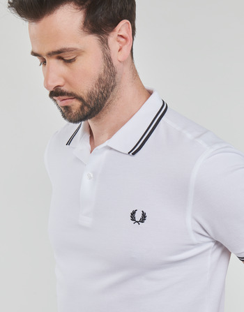 Fred Perry TWIN TIPPED FRED PERRY SHIRT Weiss