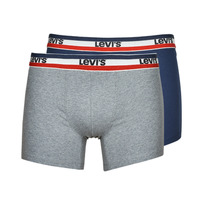 Unterwäsche Herren Boxer Levi's MEN SPRTSWR PACK X2 Marine / Grau
