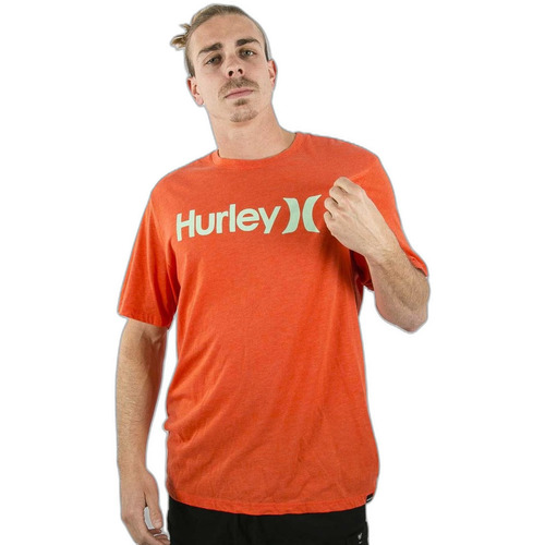 Kleidung Herren T-Shirts Hurley T-shirt  Oao Solid Rot