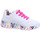 Schuhe Mädchen Sneaker Skechers Low Schnürhalbschuh Uno Lite-Lovely Luv 314976L/WMLT Weiss