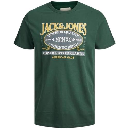 Kleidung Jungen T-Shirts Jack & Jones  Grün