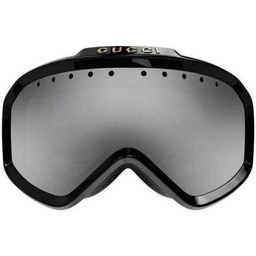 Uhren & Schmuck Sonnenbrillen Gucci Ski- und Snowboard-Sonnenbrille GG1210S 001 Schwarz