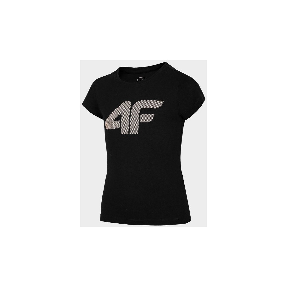 Kleidung Mädchen T-Shirts 4F JTSD005 Schwarz