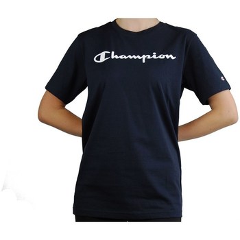 Kleidung Kinder T-Shirts Champion 305365BS501 Dunkelblau
