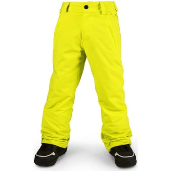 Kleidung Kinder Hosen Volcom Boys Explorer Insulated Snowboard Pant LIM Gelb