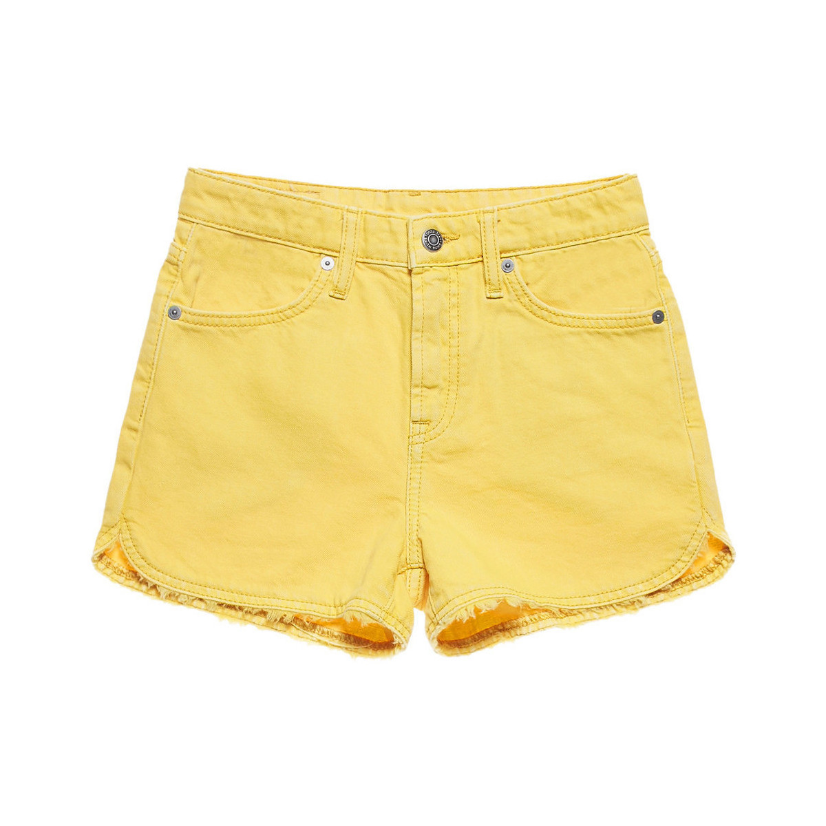 Kleidung Mädchen Shorts / Bermudas Teddy Smith 50406559D Gelb