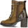 Schuhe Damen Low Boots Fluchos FLÜSSIGE STIEFELETTEN D8847 Braun