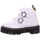 Schuhe Damen Stiefel Dr. Martens Stiefeletten Devon Flower Buckle Leather Boots 27642100 Weiss