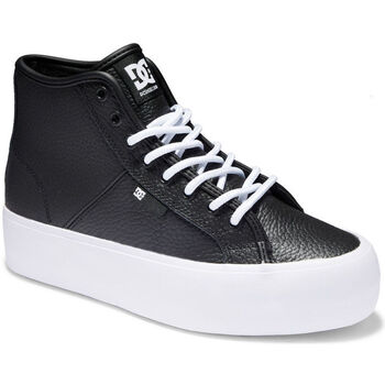Schuhe Damen Sneaker DC Shoes Manual hi wnt ADJS300286 BLACK/WHITE (BKW) Schwarz