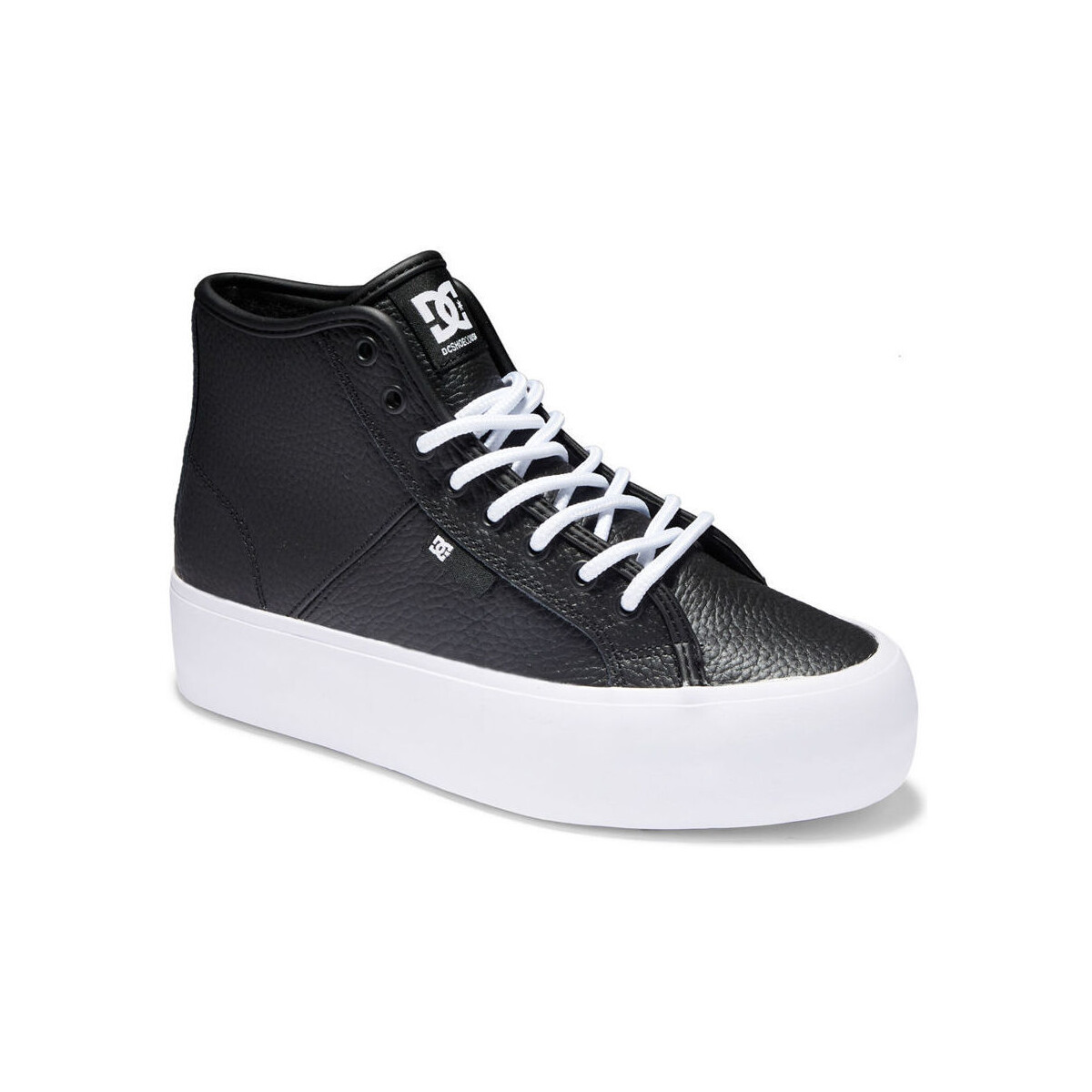 Schuhe Damen Sneaker DC Shoes Manual hi wnt ADJS300286 BLACK/WHITE (BKW) Schwarz