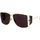 Uhren & Schmuck Sonnenbrillen Retrosuperfuture Sonnenbrille Autor Schwarz BS5 Gold