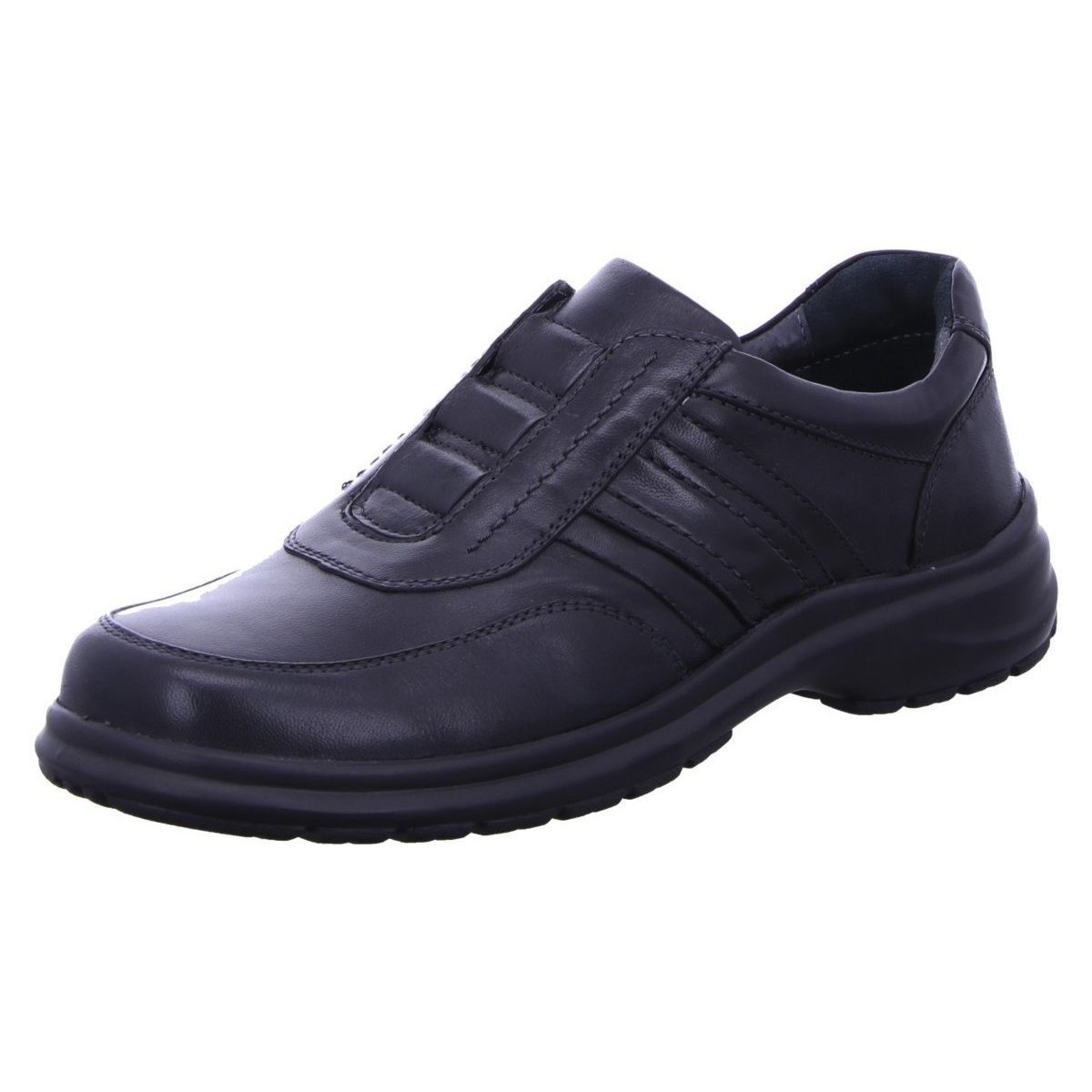 Schuhe Herren Slipper Comfortabel Slipper 630048-01 Schwarz