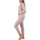 Kleidung Damen Pyjamas/ Nachthemden Admas Pyjama Hausanzug Hose Jacke mit Reißverschluss Soft Home Rosa