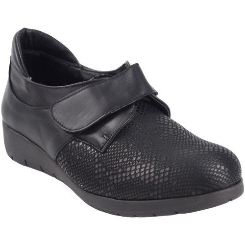 Schuhe Damen Multisportschuhe Duendy Damenschuh  696 schwarz Schwarz
