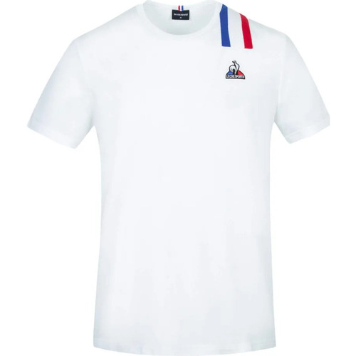 Kleidung Herren T-Shirts Le Coq Sportif Classic flag Weiss