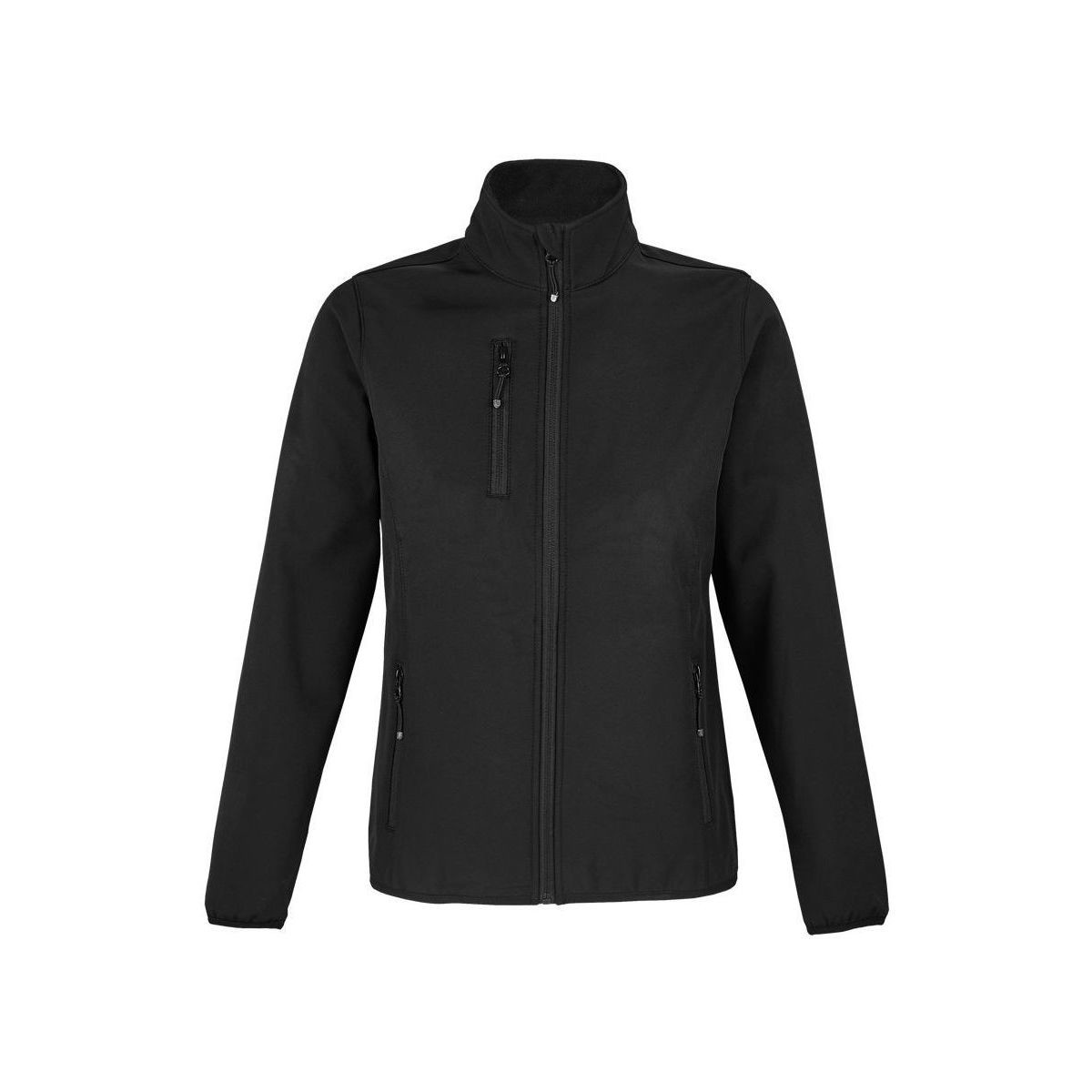 Kleidung Damen Jacken Sols FALCON-CHALECO DE MUJER SOFTSHELL color negro Schwarz