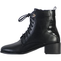 Schuhe Damen Low Boots The Divine Factory 203223 Schwarz