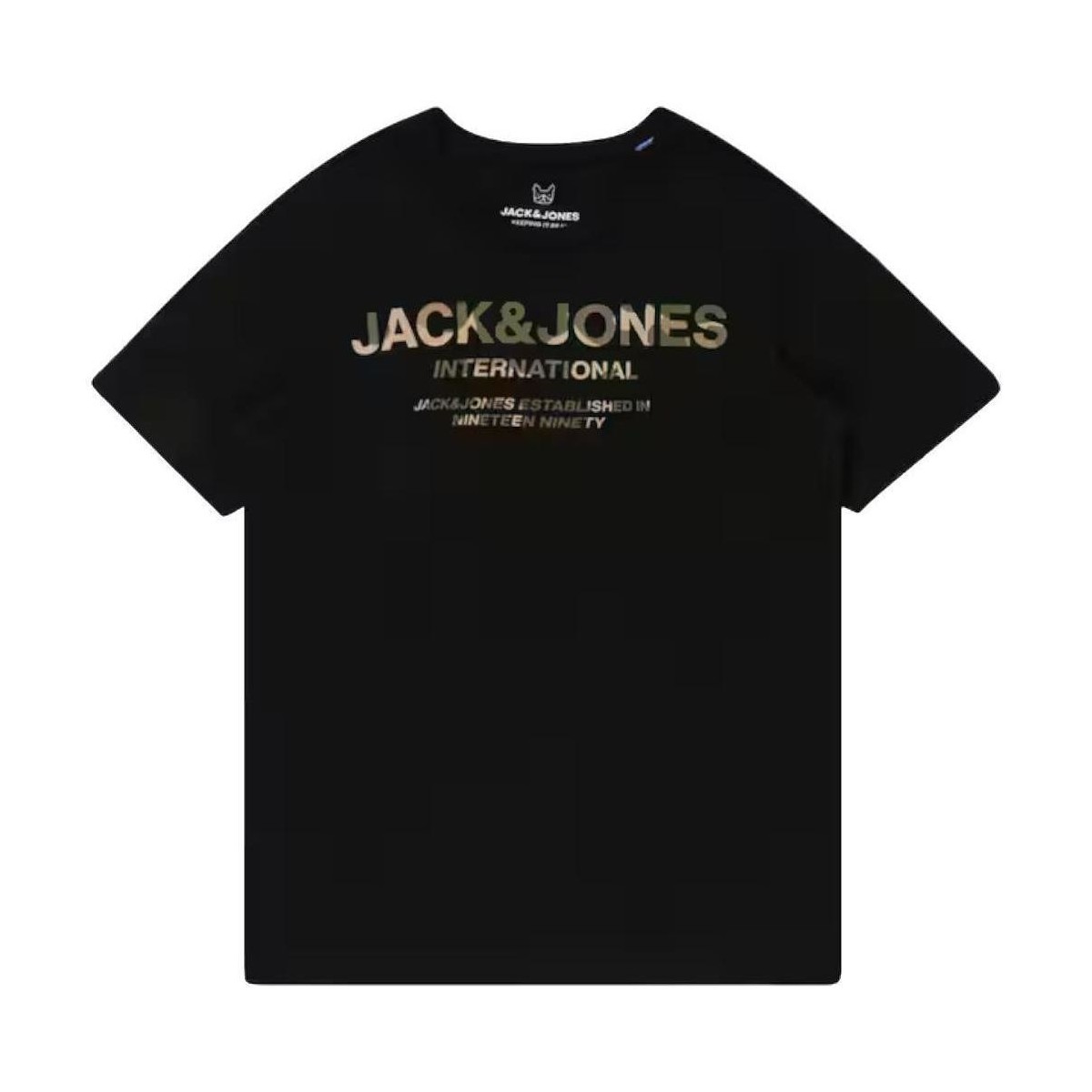 Kleidung Jungen T-Shirts Jack & Jones  Schwarz