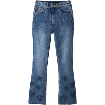 Kleidung Damen Bootcut Jeans Desigual 22WWDD51 Blau