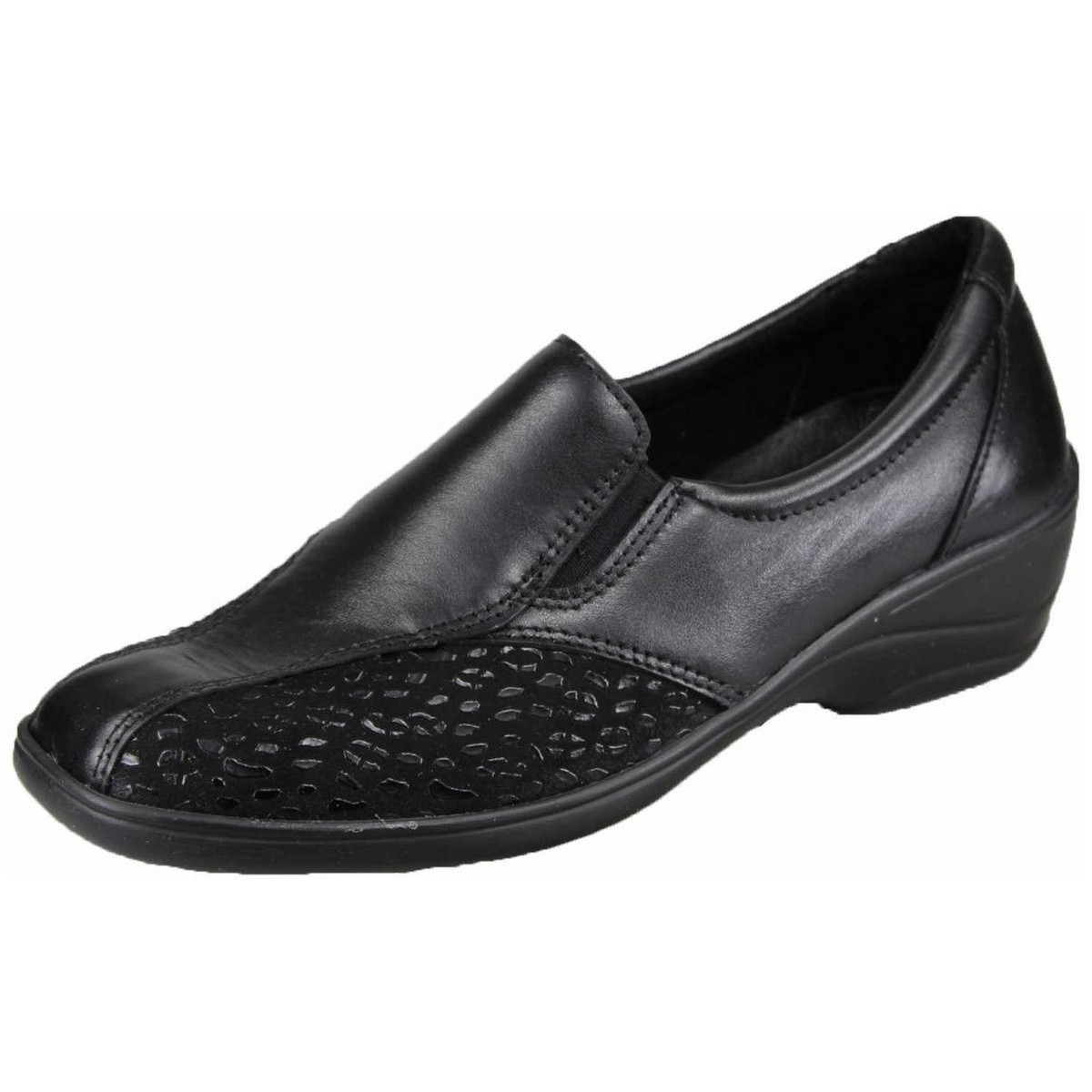 Schuhe Damen Slipper Aco Slipper black () 206-8744W-2738 Olga 54 Schwarz