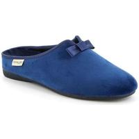 Schuhe Damen Pantoffel Grunland DSG-CI2637 Blau