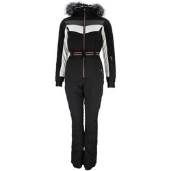 Kleidung Damen Overalls / Latzhosen Peak Mountain Combinaison de ski femme ARCTIAN Schwarz
