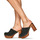 Schuhe Damen Pantoletten / Clogs Fericelli New 4 Schwarz