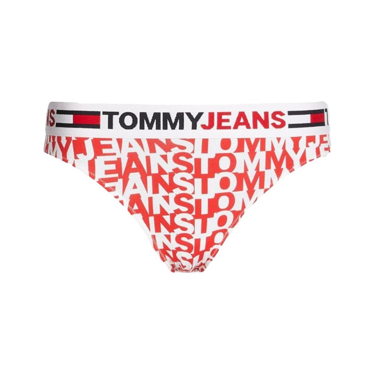 Unterwäsche Damen Damenslips Tommy Jeans Unlimited full Orange