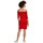 Kleidung Damen Kleider adidas Originals Shoulder Dress Scarle Rot