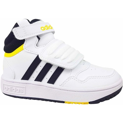 Schuhe Kinder Sneaker High adidas Originals Hoops Mid 30 AC I Weiss