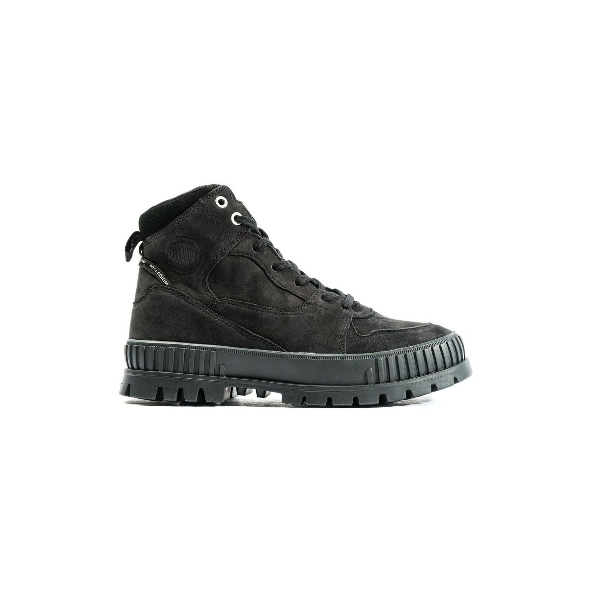Schuhe Damen Low Boots Palladium PALLASHOCK HI Noir Schwarz