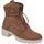 Schuhe Damen Low Boots Rieker X5717 Braun