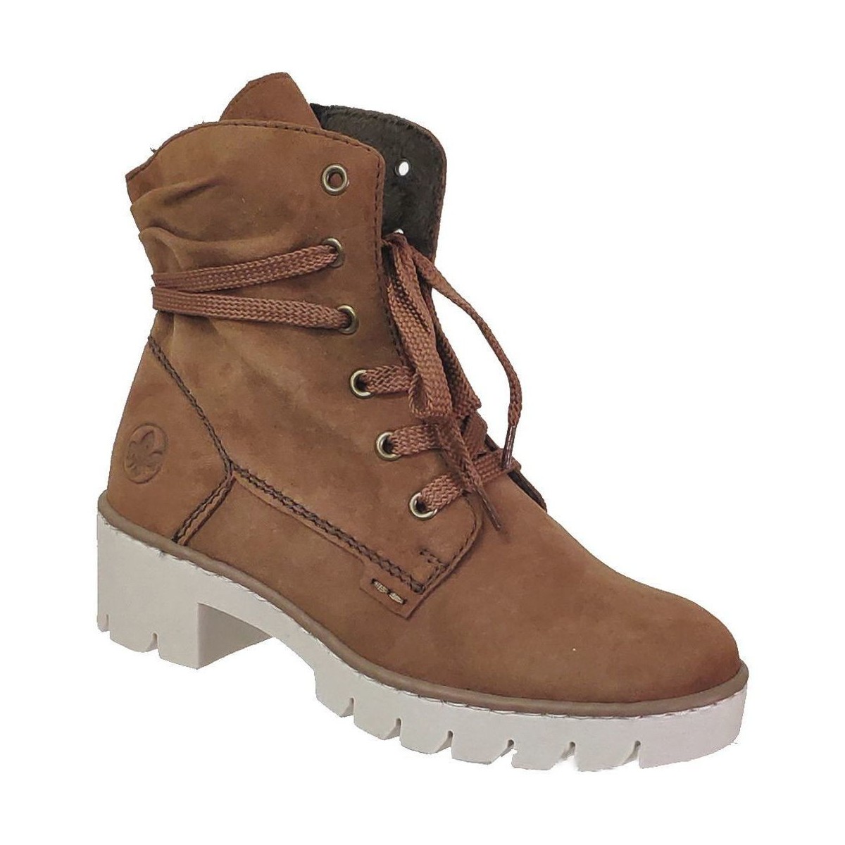 Schuhe Damen Low Boots Rieker X5717 Braun