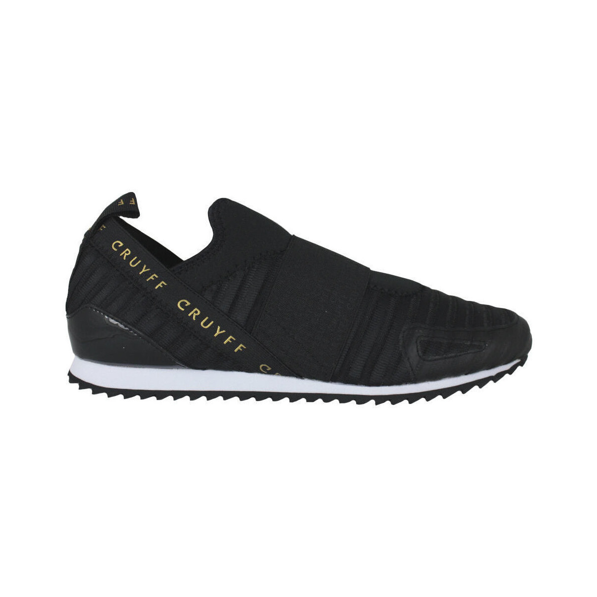 Schuhe Herren Sneaker Cruyff Elastico CC7574201 490 Black/Gold Schwarz