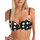 Kleidung Damen Bikini Ober- und Unterteile Lisca Badeanzug-Oberteil Bandeau mit vorgeformten Beinen La Paz Schwarz