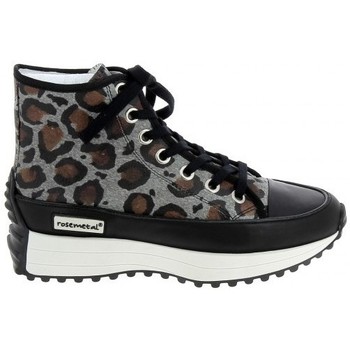 Schuhe Damen Sneaker Rosemetal Frebuans Leopard Multicolor