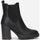 Schuhe Damen Low Boots La Modeuse 64200_P146532 Schwarz