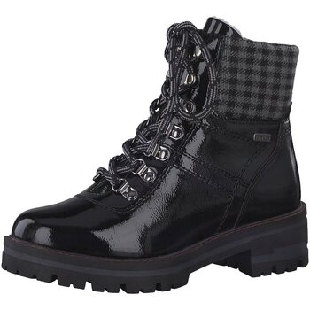 Schuhe Damen Low Boots Jana Stiefeletten black patent () 8-26260-29-018 Schwarz