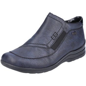 Schuhe Damen Slipper Rieker Slipper Dunkel Tex L1866-14 14 Blau