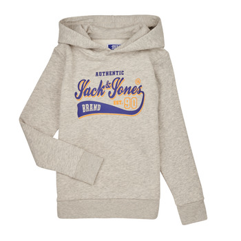 Kleidung Jungen Sweatshirts Jack & Jones JJELOGO SWEAT HOOD 2 COL 23/24 JNR Grau