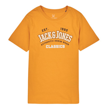 Kleidung Jungen T-Shirts Jack & Jones JJELOGO TEE SS NECK 2 COL JNR Gelb