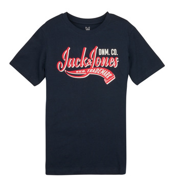 Kleidung Jungen T-Shirts Jack & Jones JJELOGO TEE SS NECK 2 COL JNR Marine