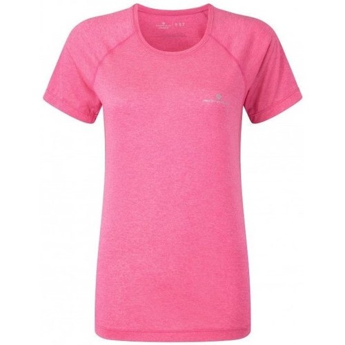 Kleidung Damen T-Shirts Ronhill Aspiration Motion SS Tee Rosa