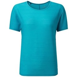 Kleidung Damen T-Shirts Ronhill Life Wellness SS Tee W Türkisfarbig