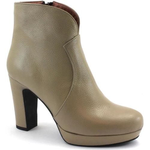 Schuhe Damen Ankle Boots Les Venues LES-I22-5679-VI Beige